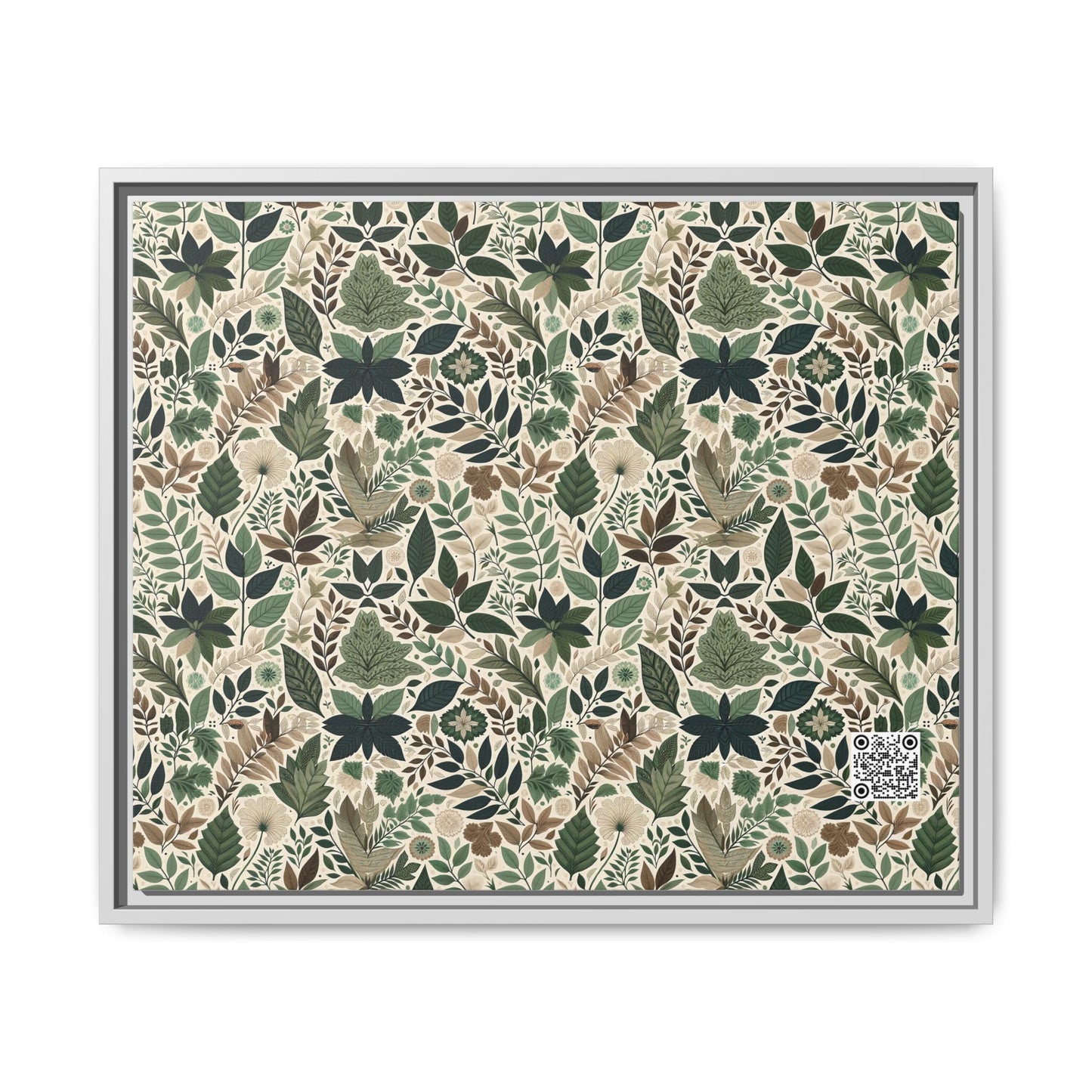 Streetwear Sustainability Environmentally Conscious Streetwear with a Natural Aesthetic Matte Canvas, Framed (multi-color) - 8404 Design-57 B