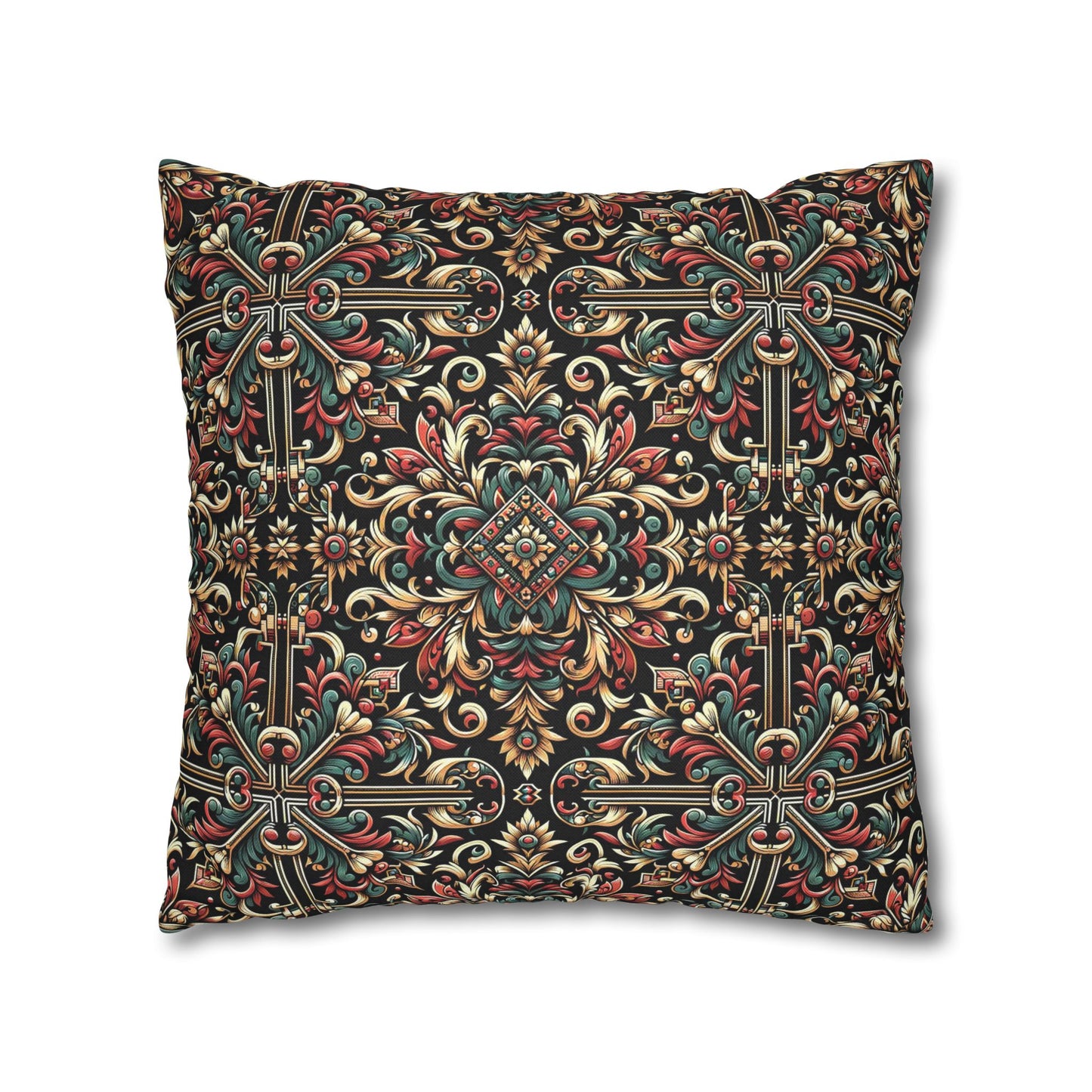 Streetwear Renaissance Artistic Clash of Old and New Spun Polyester Square Pillowcase - 8404 Design-46