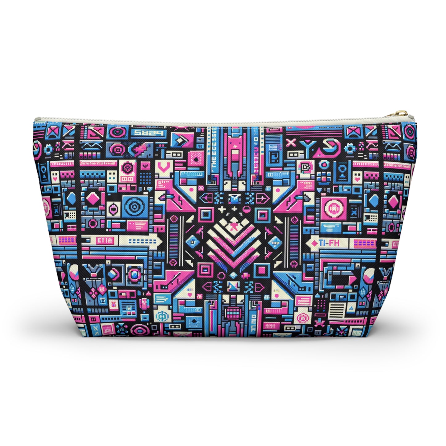 Digital Rebellion Youthful Streetwear with a Rebellious Digital Twist Accessory Pouch W T-bottom - 8404 Design-65