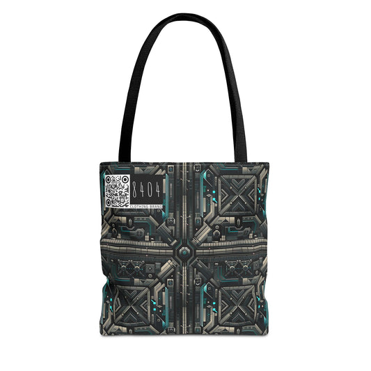 Tech Noir Futuristic Tech Aesthetic with a Dark Twist Tote Bag - 8404 Design-59
