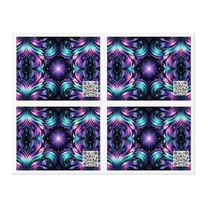 Iridescent Dream Futuristic Tech Sticker Sheets - 8404 Design-60