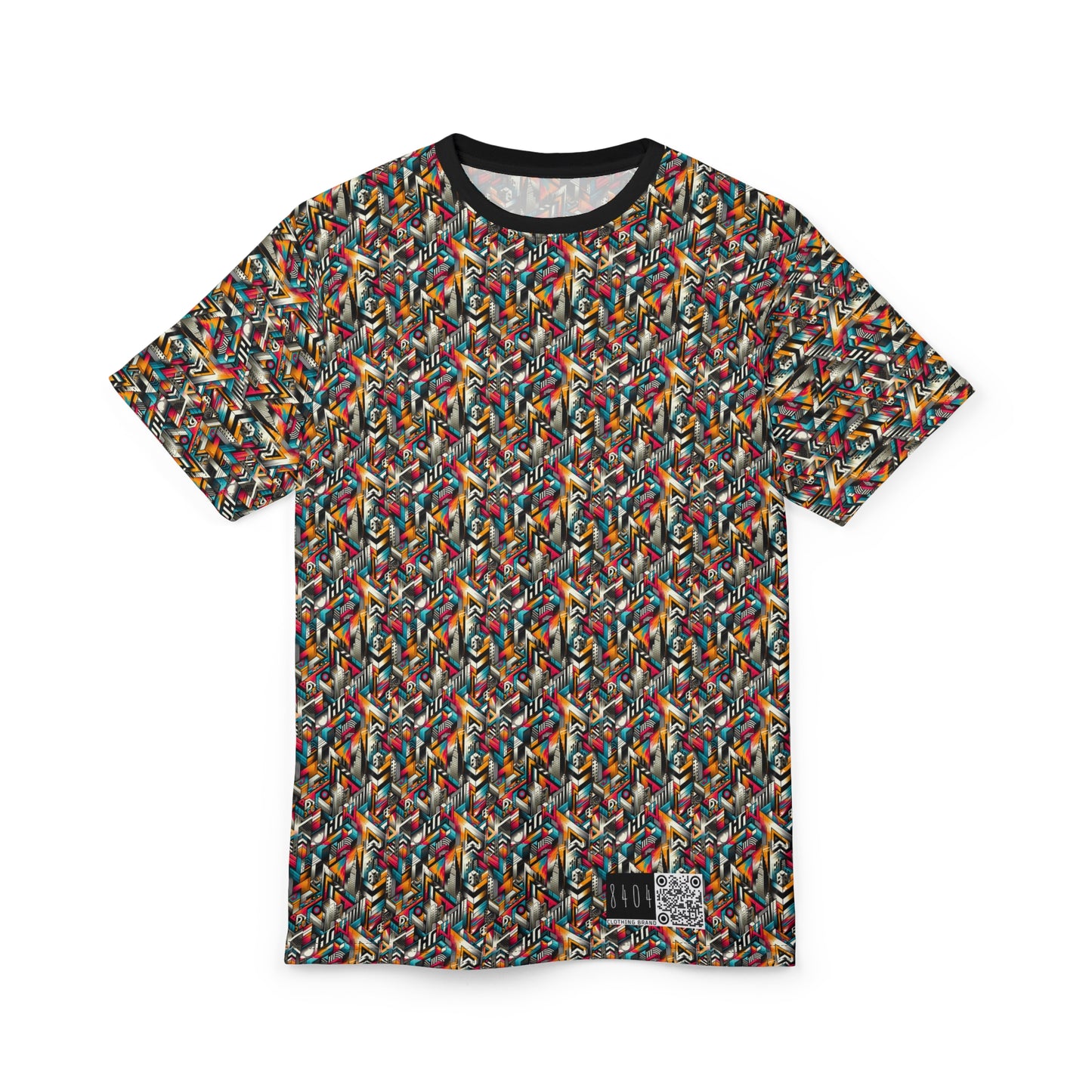 Graffiti Revival Urban Street Art Unisex Cut & Sew Tee - 8404 Design-62