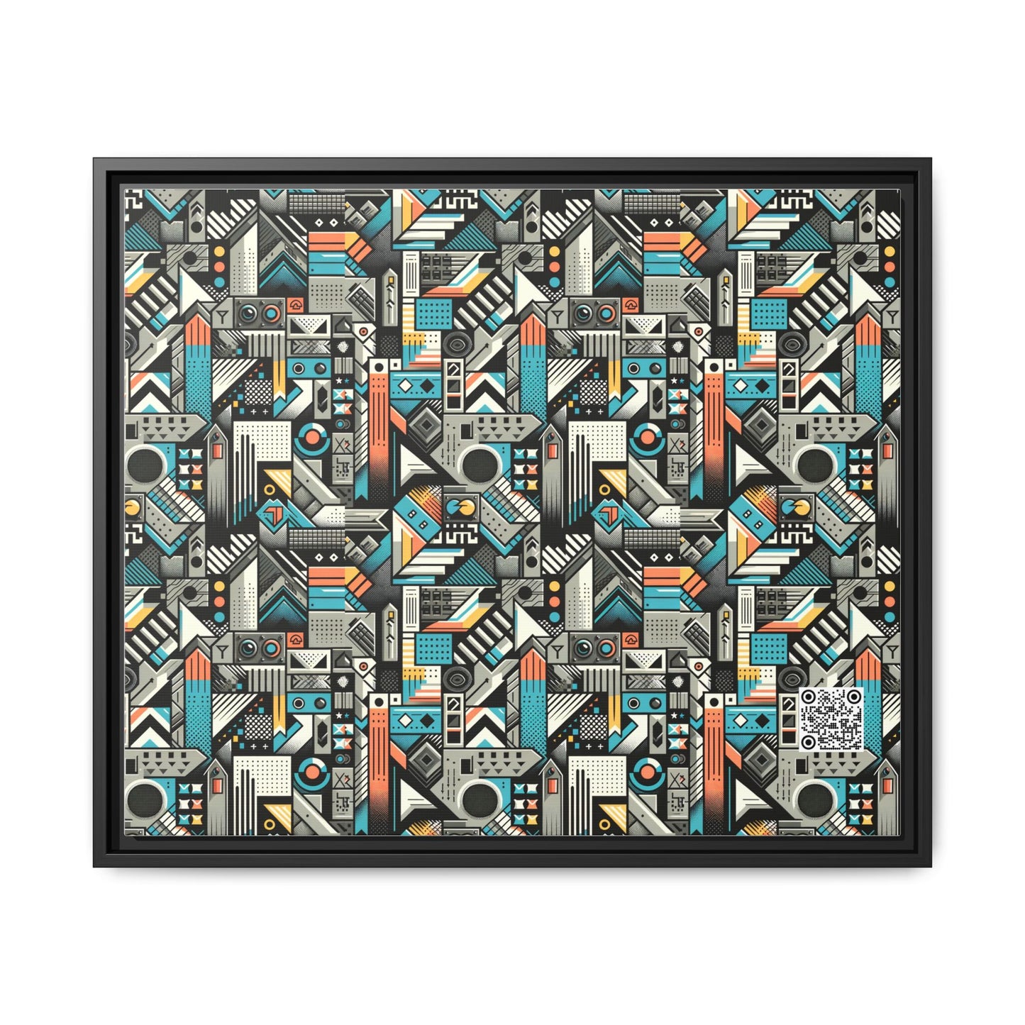 Digital Street Art Urban Street Style Matte Canvas, Framed (multi-color) - 8404 Design-81 B
