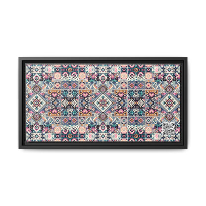 Matte Canvas, Framed (multi-Color) - 8404 Design-01