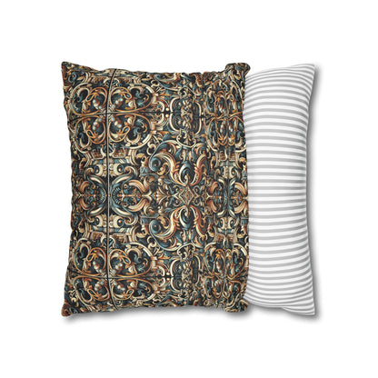 Urban Renaissance Historical Fusion With Street Edge Faux Suede Square Pillowcase - 8404 Design-59