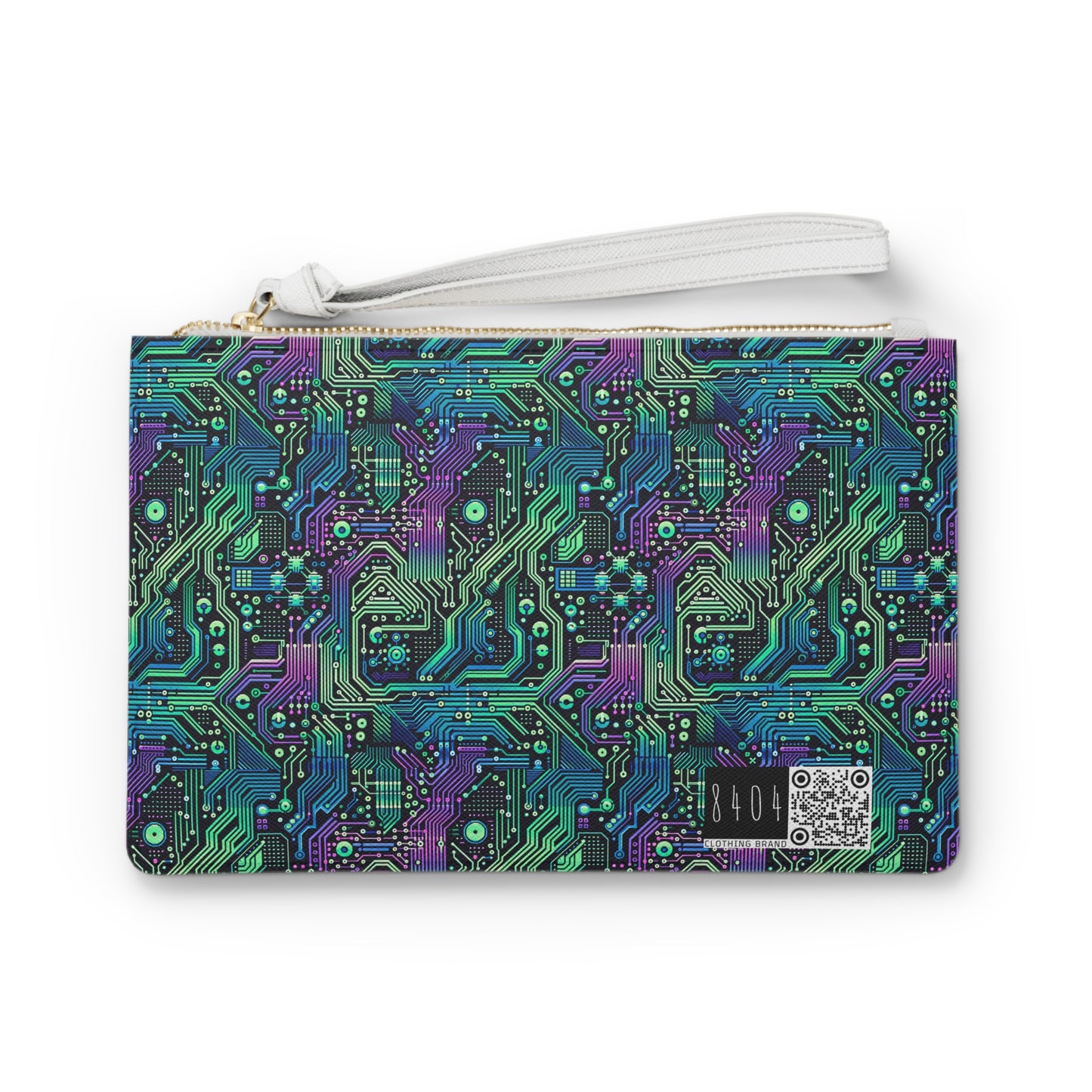Tech-Infused Neon Tech-Forward Streetwear Clutch Bag - 8404 Design-66