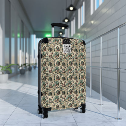 Cultural Artisanal Fusion Contemporary Cultural Elegance Suitcase - 8404 Design-68
