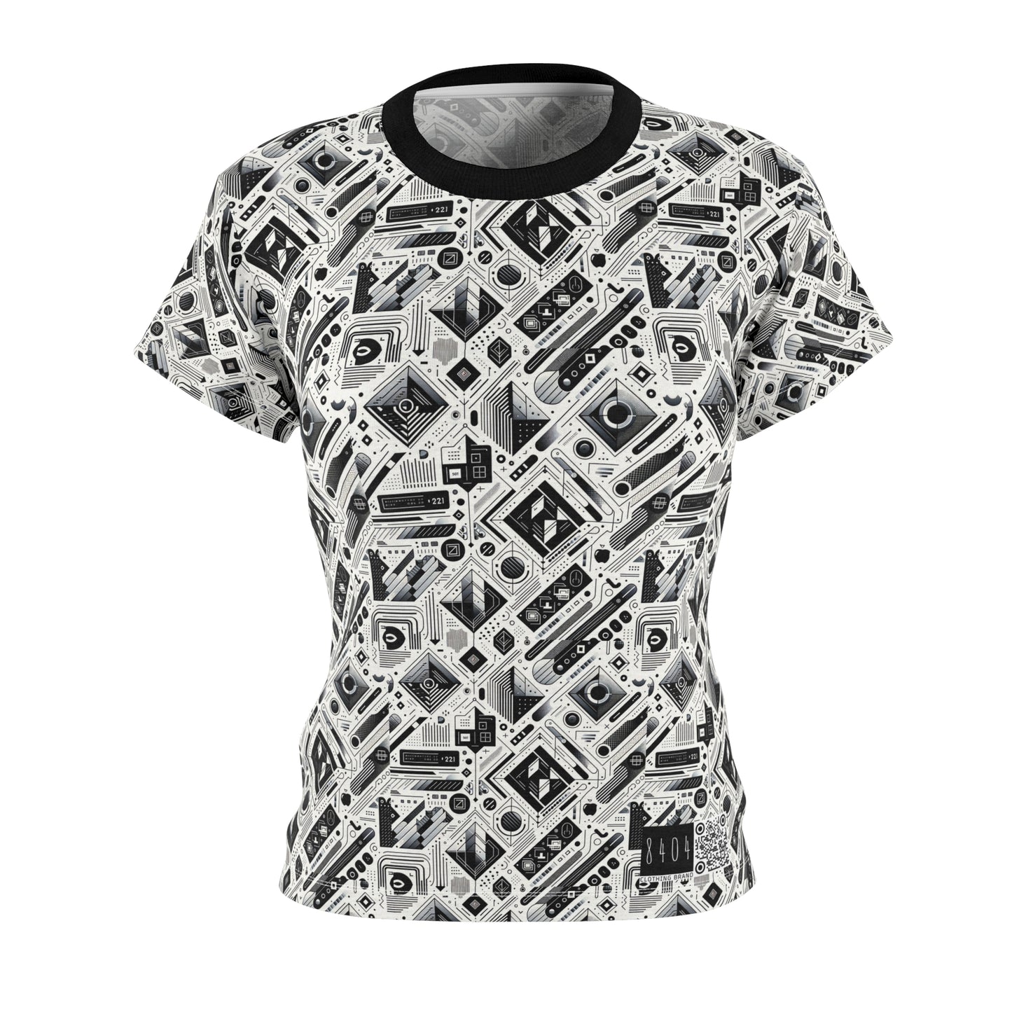 Tech Minimalism Minimalist Tech Women's Cut & Sew Tee - 8404 Design-72