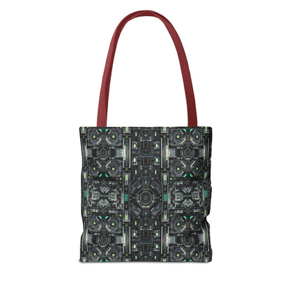Tech Noir Tech-Forward Minimalism Tote Bag - 8404 Design-52