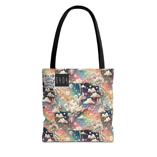 Digital Dreamland Whimsical and Nostalgic Streetwear With a Digital Twist Tote Bag - 8404 Design-52
