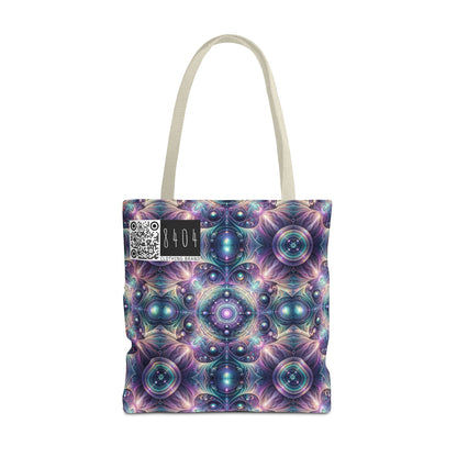 Iridescent Tech Fusion Tech-Forward Streetwear Tote Bag - 8404 Design-61