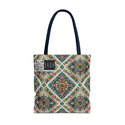 Cultural Fusion Tech Blend of Cultural Heritage With Tech-Inspired Elements Tote Bag - 8404 Design-64