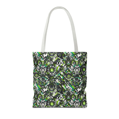 Graffiti Tech Fusion Bold Streetwear Fusion Tote Bag - 8404 Design-50