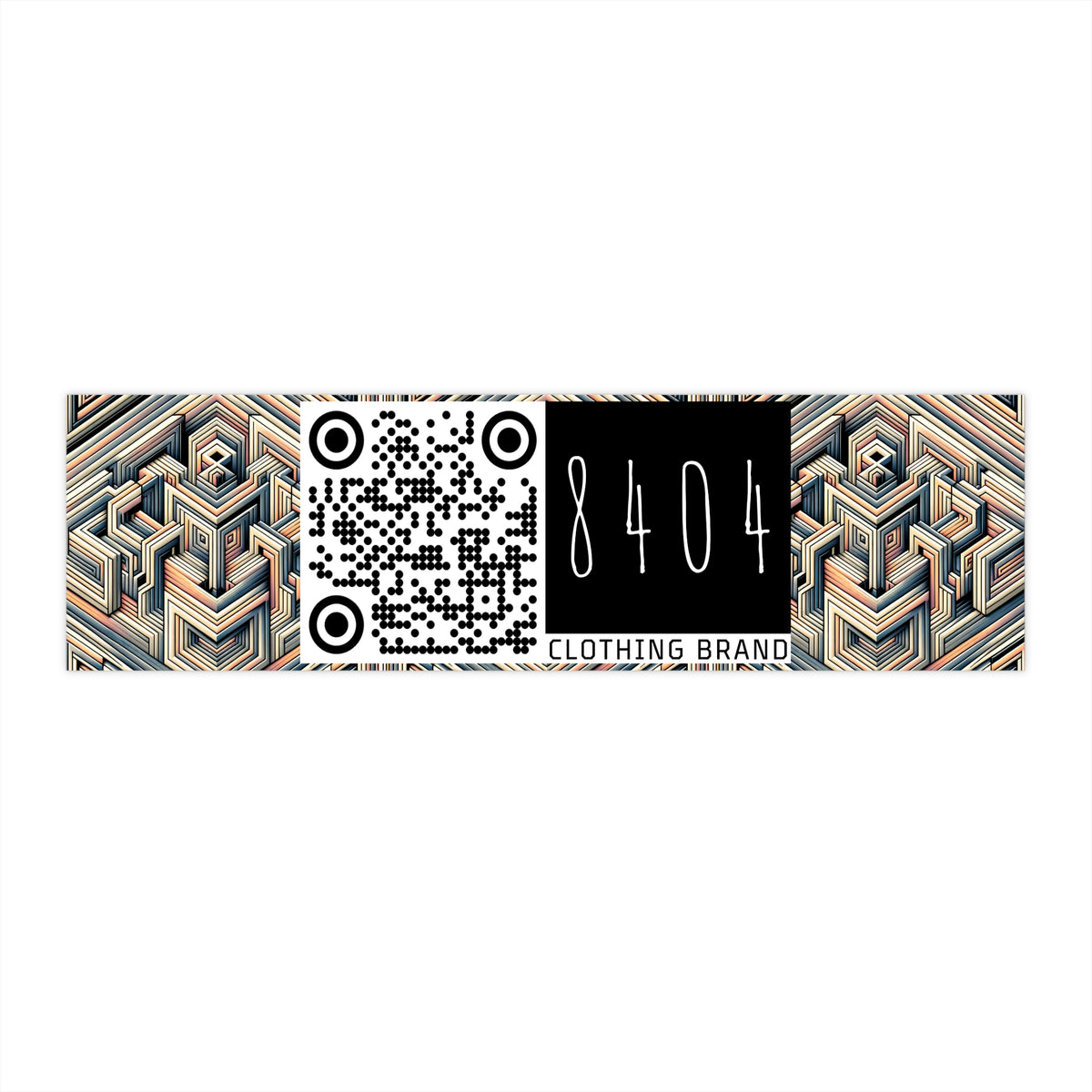 Tech Illusion Graphics Futuristic Artistry Bumper Sticker - 8404 Design-52