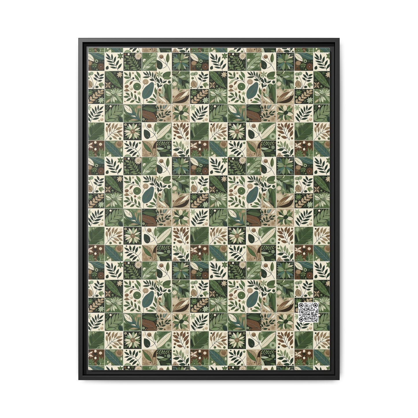 Streetwear Sustainability Environmentally Conscious Streetwear with a Natural Aesthetic Matte Canvas, Framed (multi-color) - 8404 Design-57 A