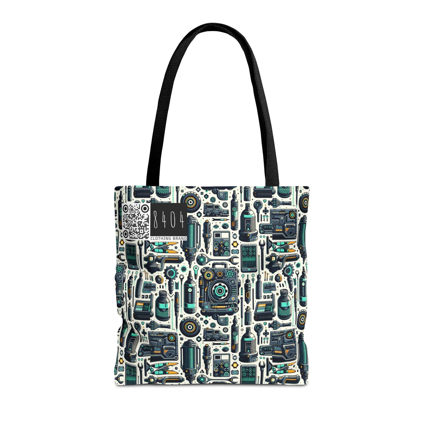 Tech Utility Fusion Modern Tech Streetwear Tote Bag - 8404 Design-53
