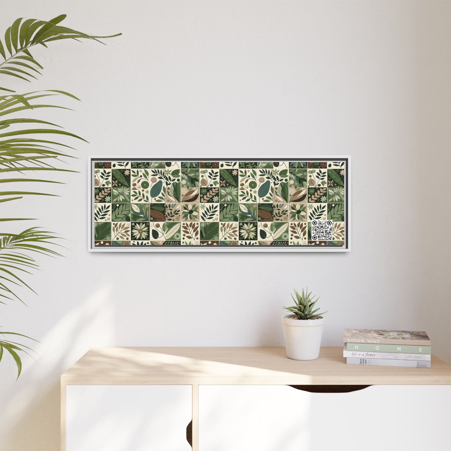 Streetwear Sustainability Environmentally Conscious Streetwear with a Natural Aesthetic Matte Canvas, Framed (multi-color) - 8404 Design-57 B