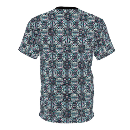 Digital Renaissance Tech-Forward Maximalism Unisex Cut & Sew Tee - 8404 Design-44