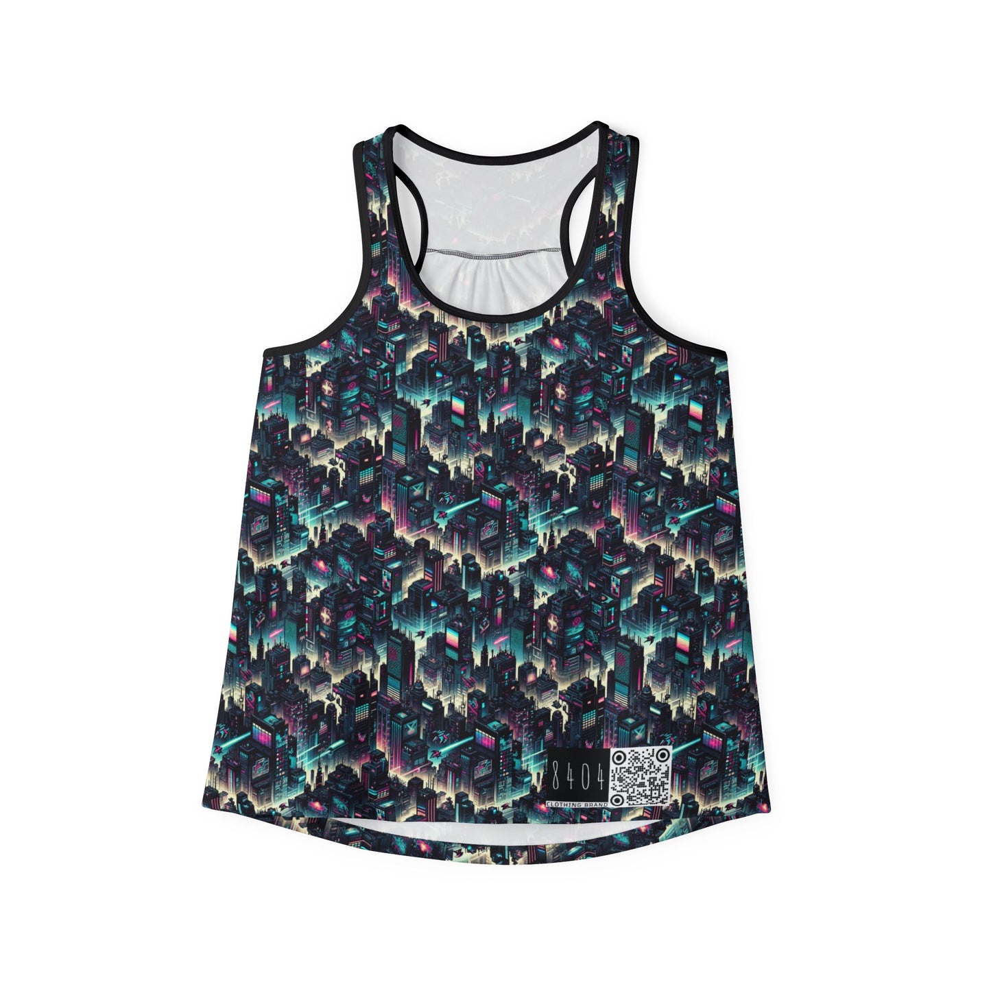 Digital Rebellion Tech-Inspired Streetwear Women's Tank Top - 8404 Design-51