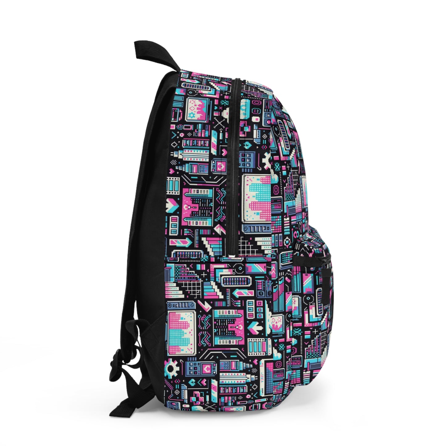 Digital Rebellion Youthful Streetwear with a Rebellious Digital Twist Backpack - 8404 Design-71