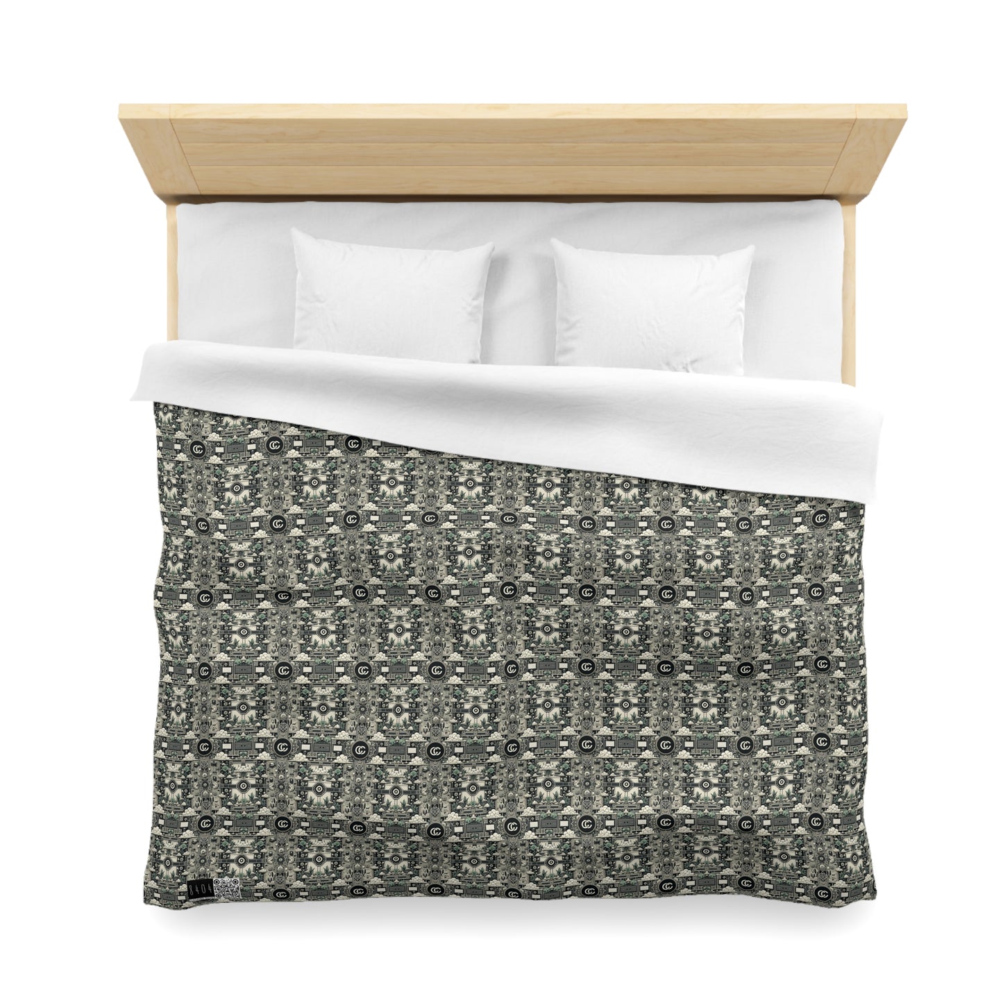 Cyber Garden Party Tech Garden Extravaganza Microfiber Duvet Cover - 8404 Design-54