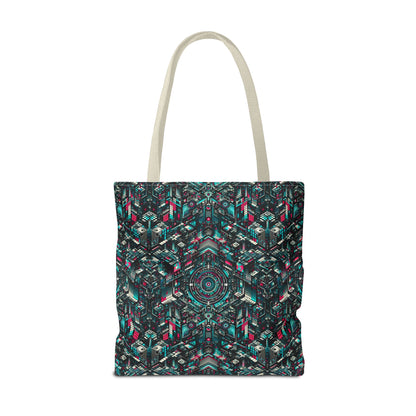 Digital Rebellion Tech-Inspired Streetwear Tote Bag - 8404 Design-54