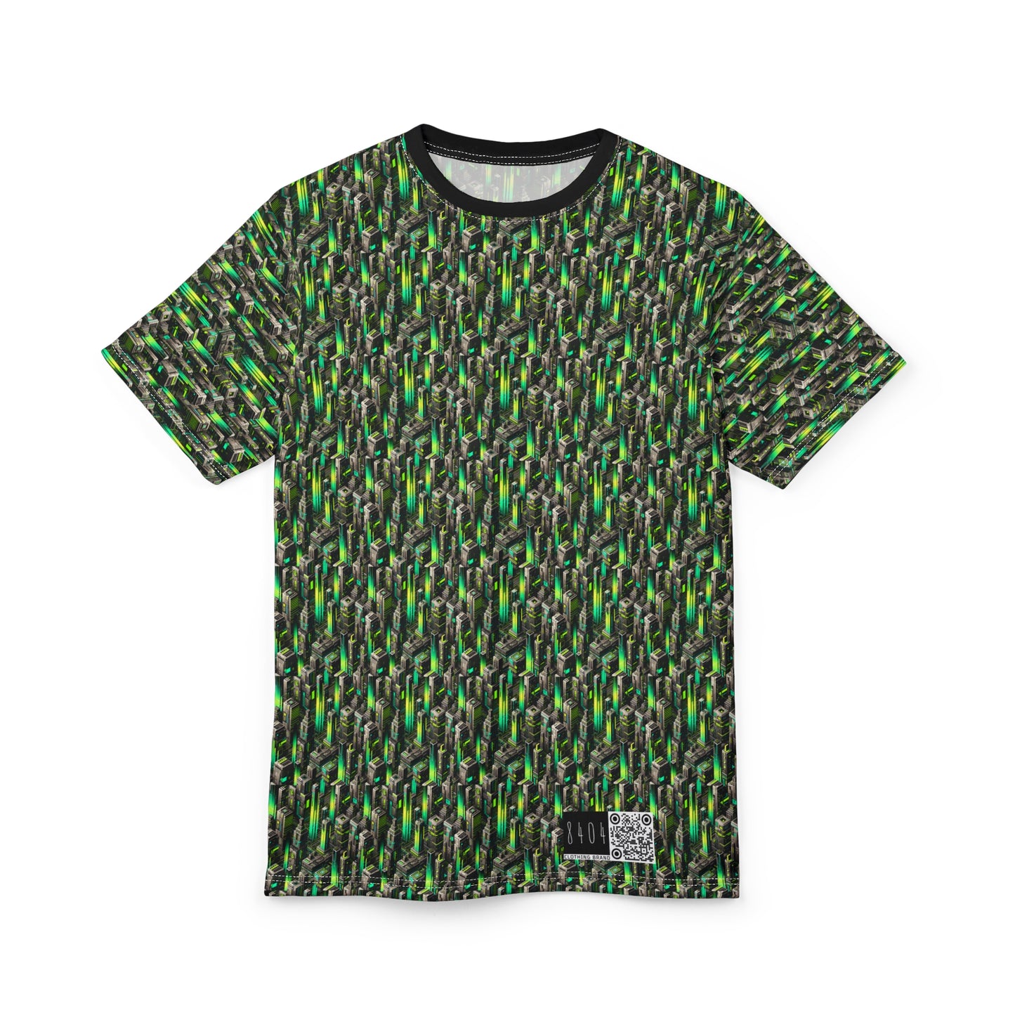 Digital Rebellion Tech-Forward Streetwear Unisex Cut & Sew Tee - 8404 Design-63