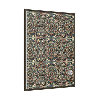 Urban Renaissance Historical Fusion With Street Edge Matte Canvas, Framed (multi-Color) - 8404 Design-57 A