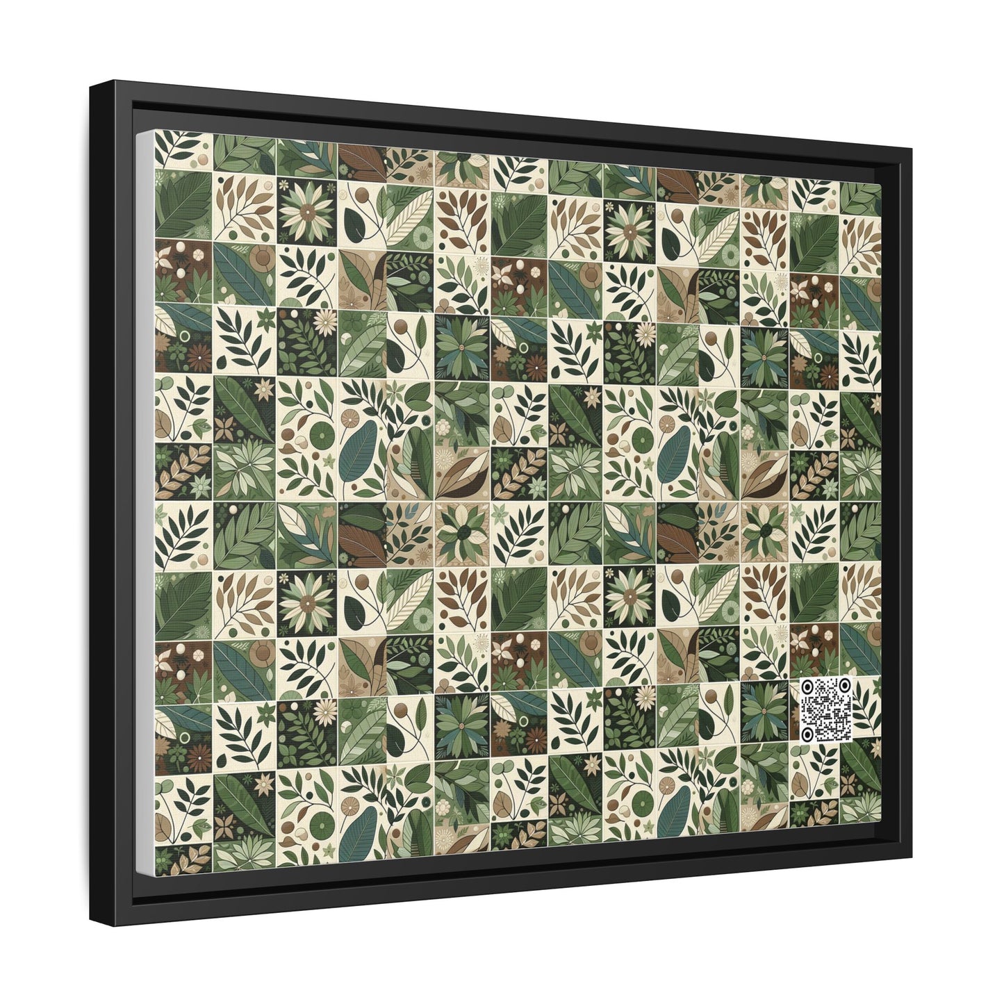 Streetwear Sustainability Environmentally Conscious Streetwear with a Natural Aesthetic Matte Canvas, Framed (multi-color) - 8404 Design-57 A