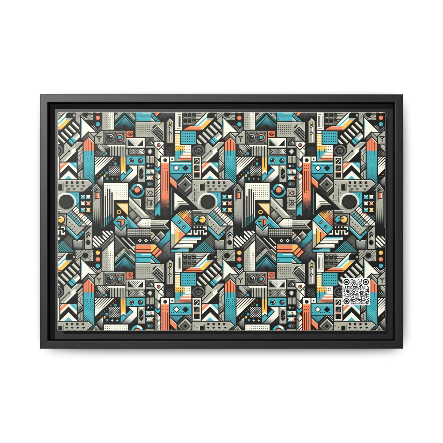Digital Street Art Urban Street Style Matte Canvas, Framed (multi-color) - 8404 Design-81 B