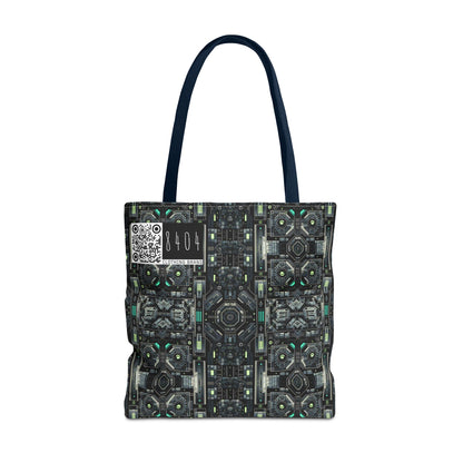 Tech Noir Tech-Forward Minimalism Tote Bag - 8404 Design-52