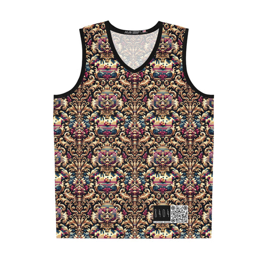 Digital Renaissance Modern Baroque Fusion Basketball Jersey - 8404 Design-53
