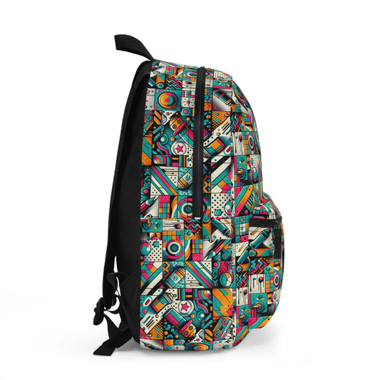 Graffiti Fusion Modern Street Art Fusion Backpack - 8404 Design-58