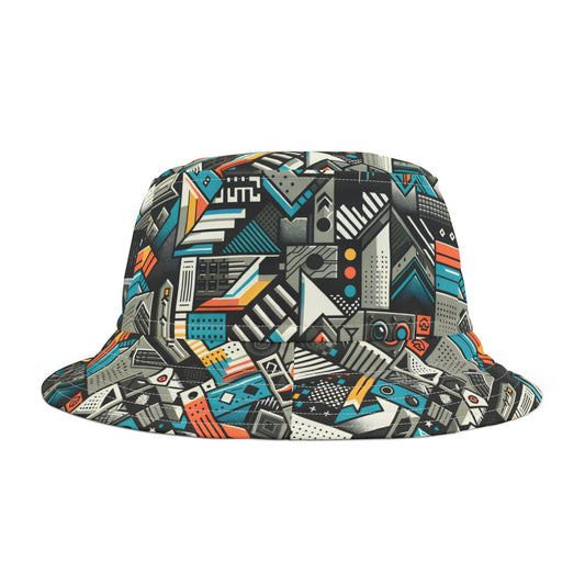 Digital Street Art Urban Street Style Bucket Hat - 8404 Design-81