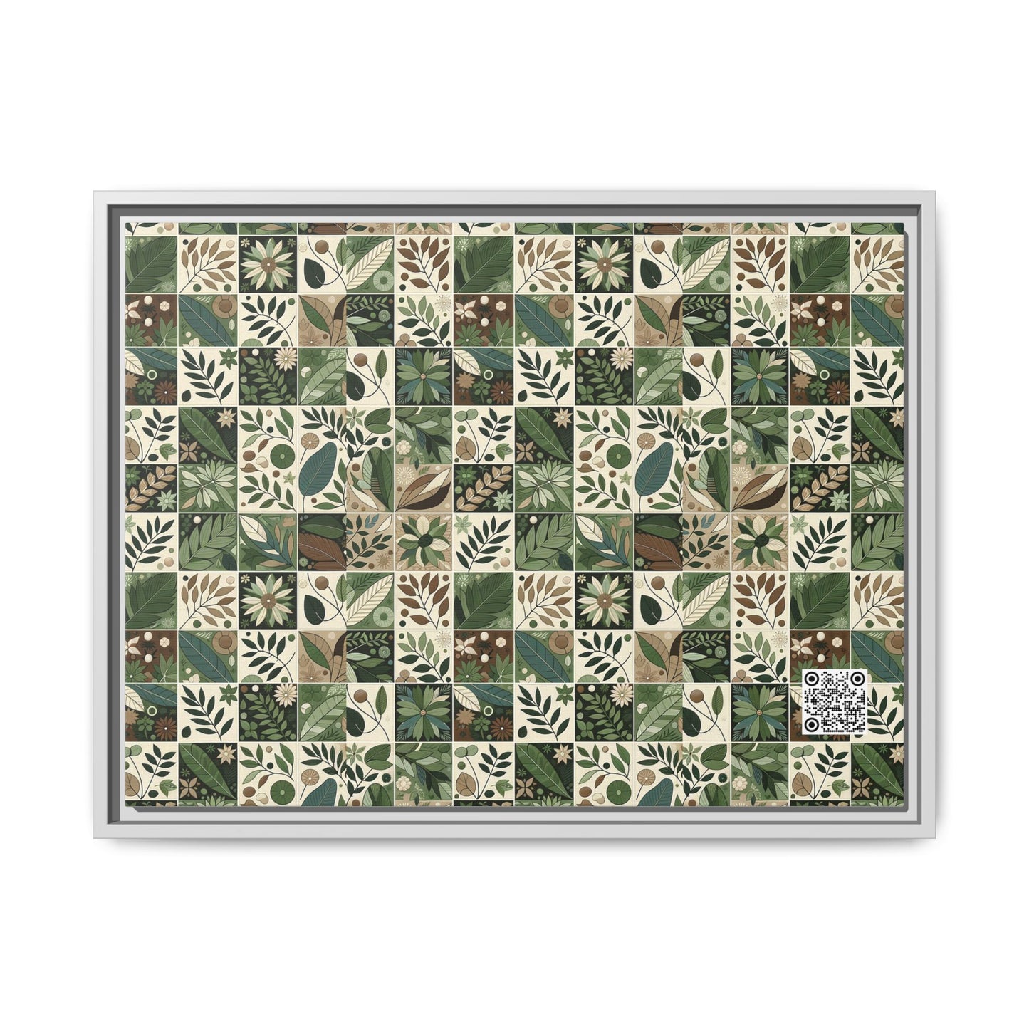 Streetwear Sustainability Environmentally Conscious Streetwear with a Natural Aesthetic Matte Canvas, Framed (multi-color) - 8404 Design-57 A