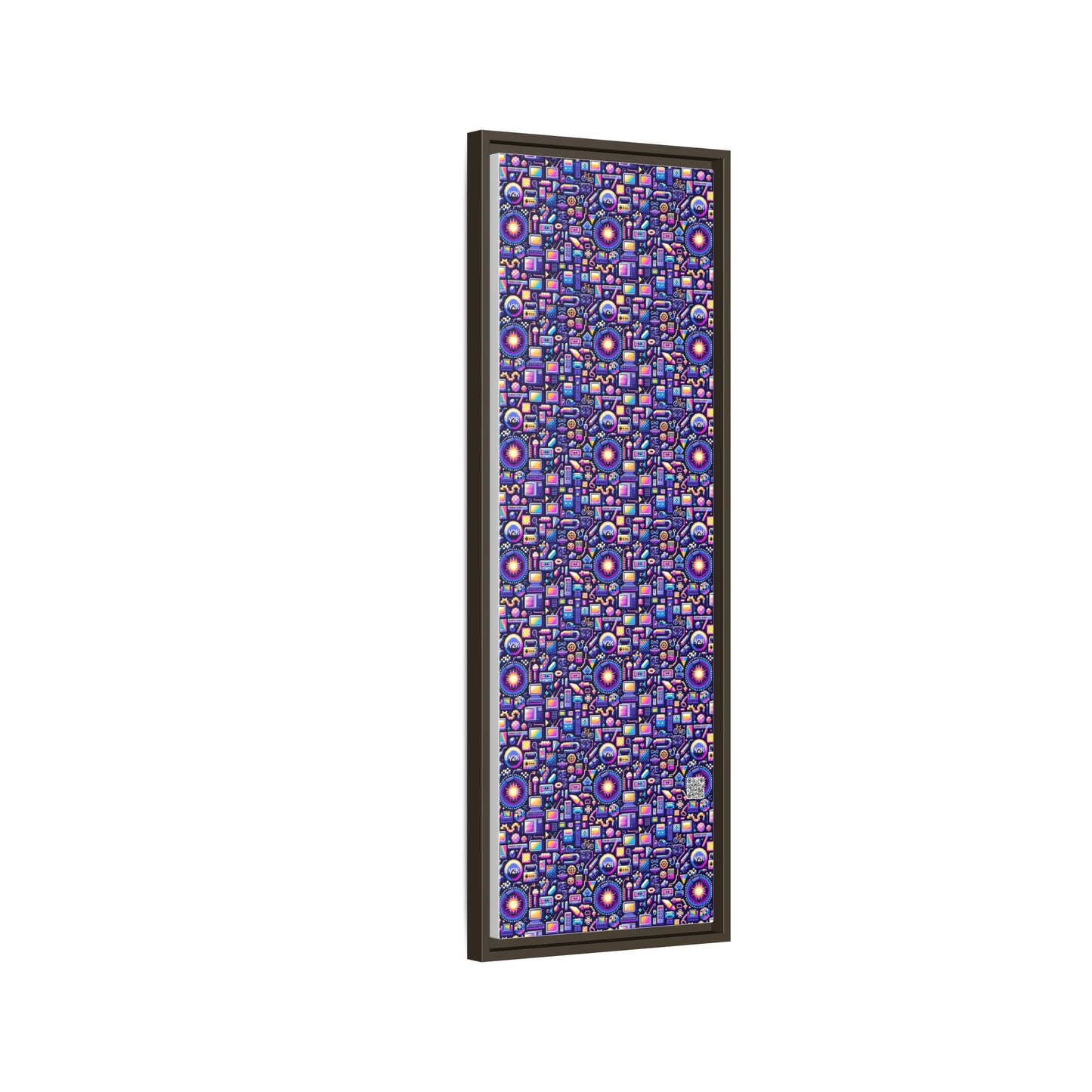 Digital Nostalgia Modern Retro Fusion Matte Canvas, Framed (multi-Color) - 8404 Design-64 B