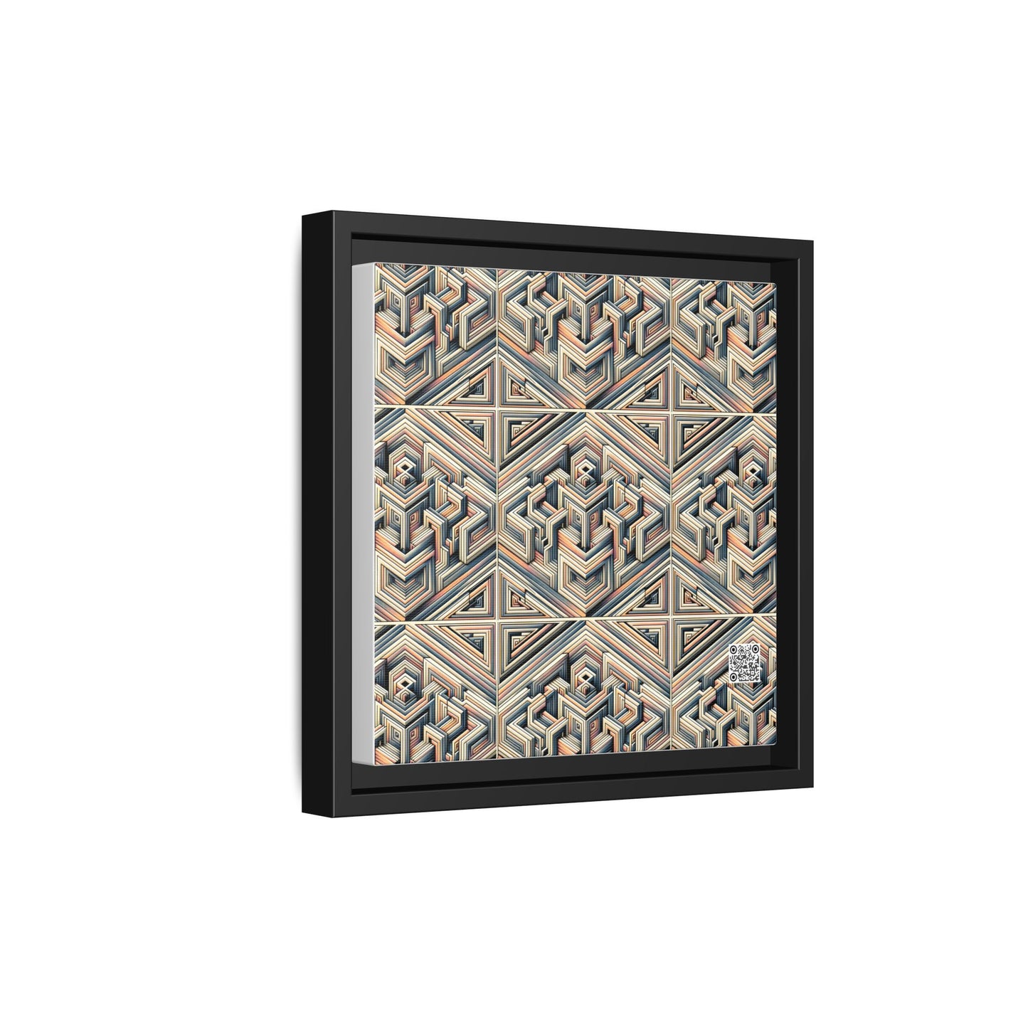 Tech Illusion Graphics Futuristic Artistry Matte Canvas, Framed (multi-color) - 8404 Design-52 B