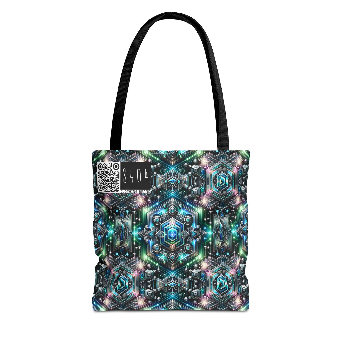 Tech-Infused Futurism Futuristic Tech Tote Bag - 8404 Design-63
