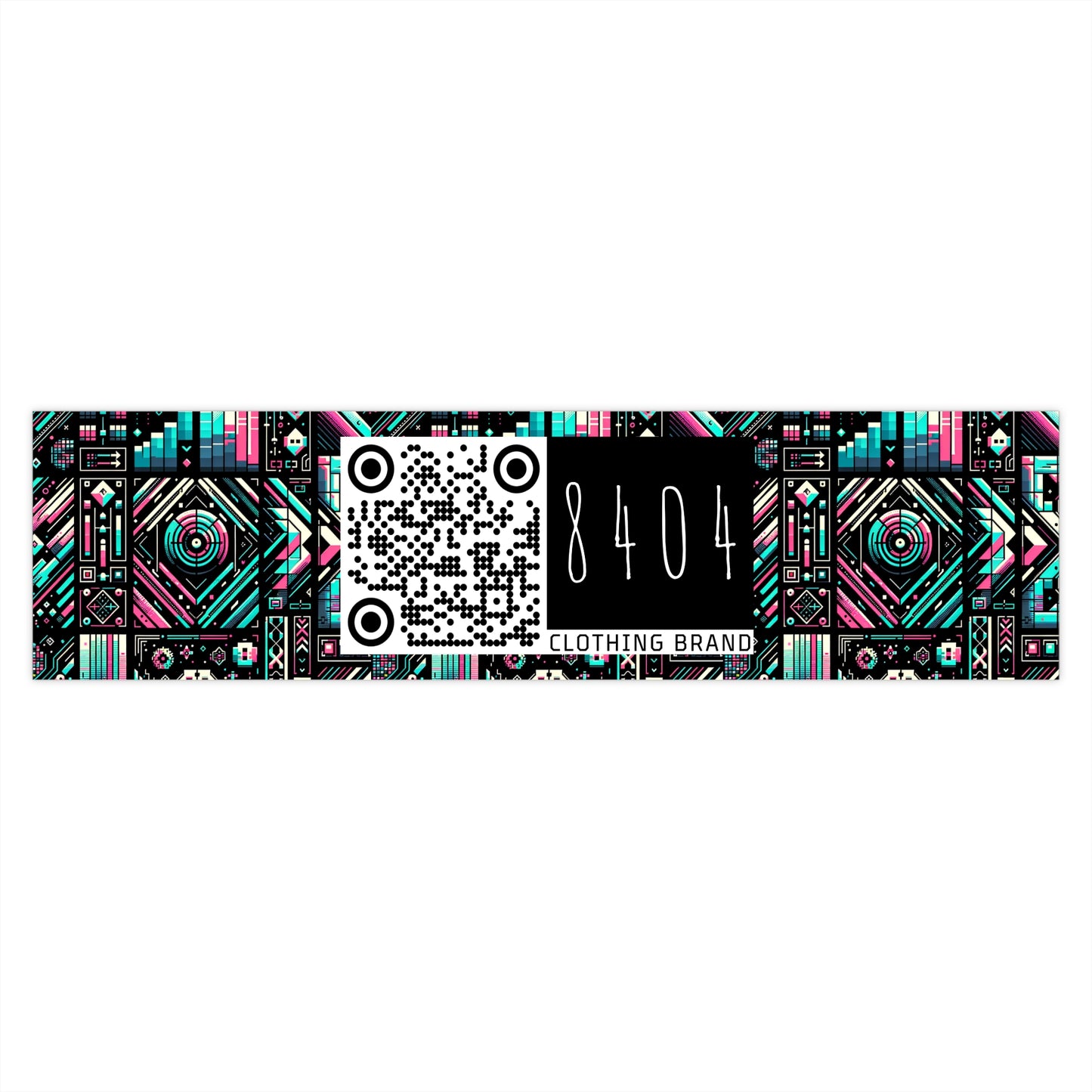 Digital Artistry Digital-native Streetwear Bumper Sticker - 8404 Design-60