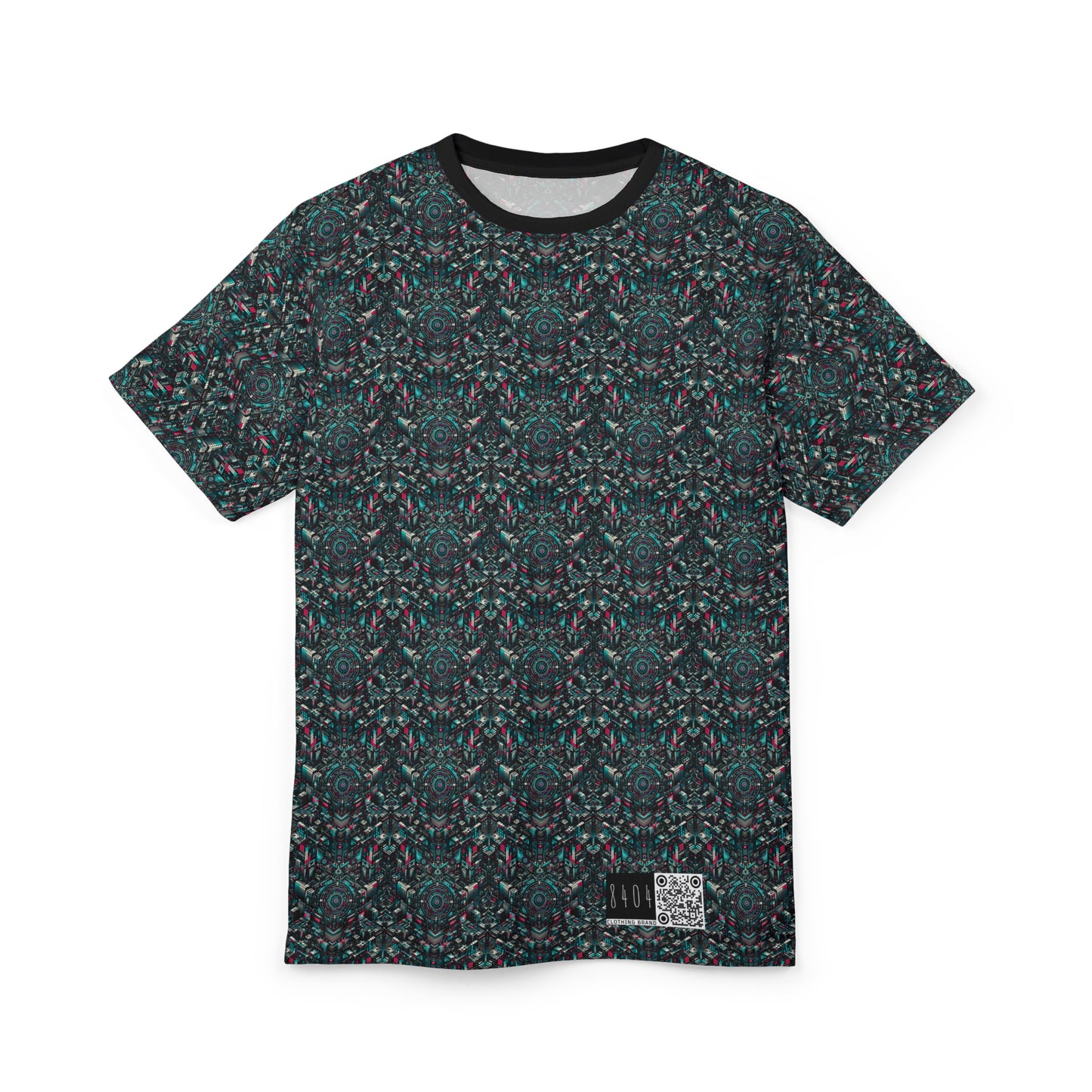 Digital Rebellion Tech-Inspired Streetwear Unisex Cut & Sew Tee - 8404 Design-54