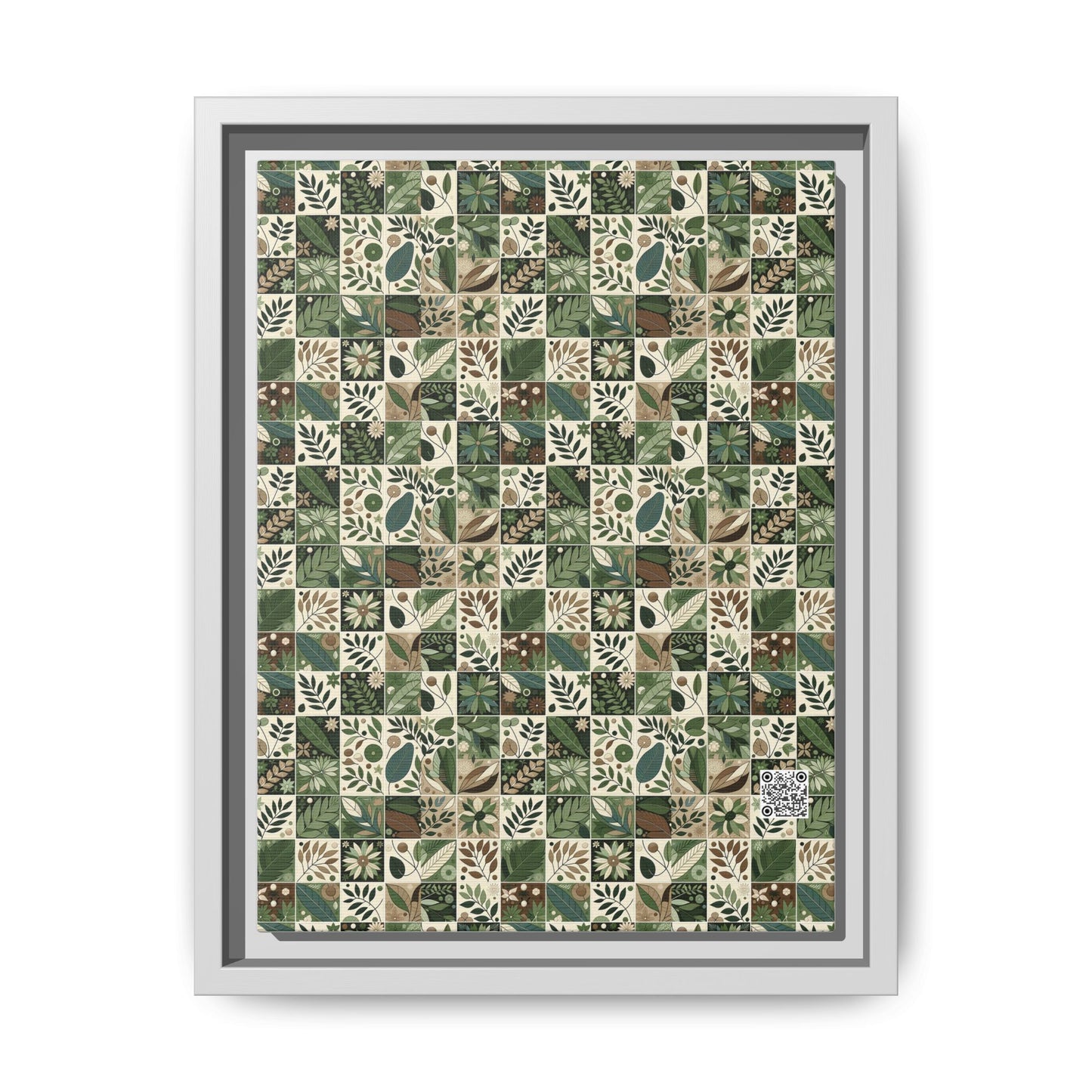 Streetwear Sustainability Environmentally Conscious Streetwear with a Natural Aesthetic Matte Canvas, Framed (multi-color) - 8404 Design-57 A