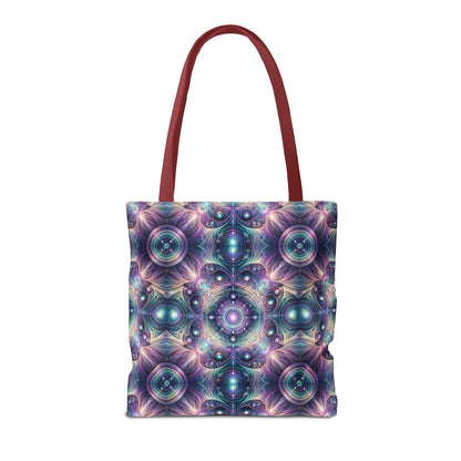 Iridescent Tech Fusion Tech-Forward Streetwear Tote Bag - 8404 Design-61