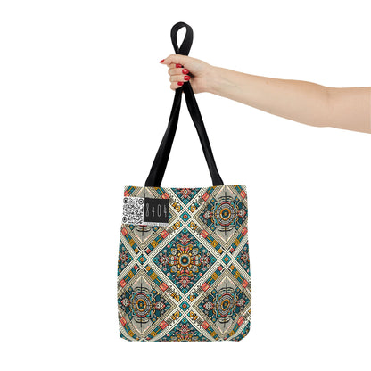 Cultural Fusion Tech Blend of Cultural Heritage With Tech-Inspired Elements Tote Bag - 8404 Design-64
