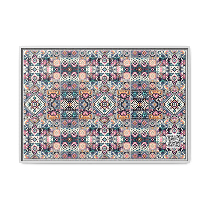 Matte Canvas, Framed (multi-Color) - 8404 Design-01