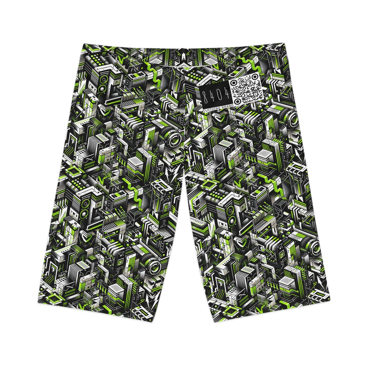 Graffiti Tech Fusion Bold Streetwear Fusion Women's Bike Shorts - 8404 Design-53