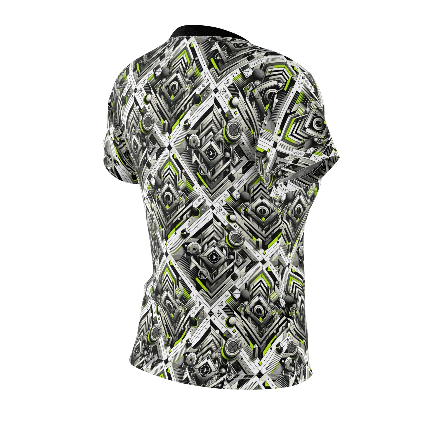 Elevated Sporty Tech Tech-Forward Streetwear Women's Cut & Sew Tee - 8404 Design-70