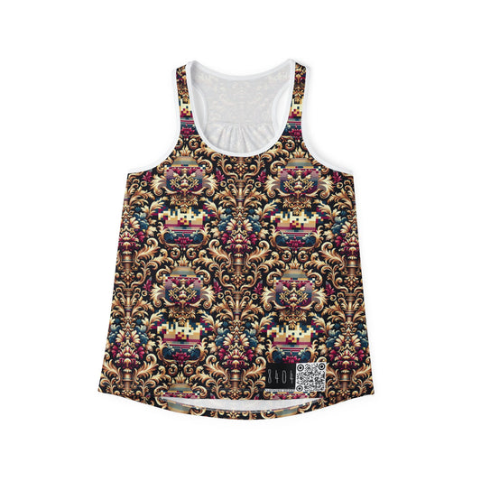 Digital Renaissance Modern Baroque Fusion Women's Tank Top - 8404 Design-53