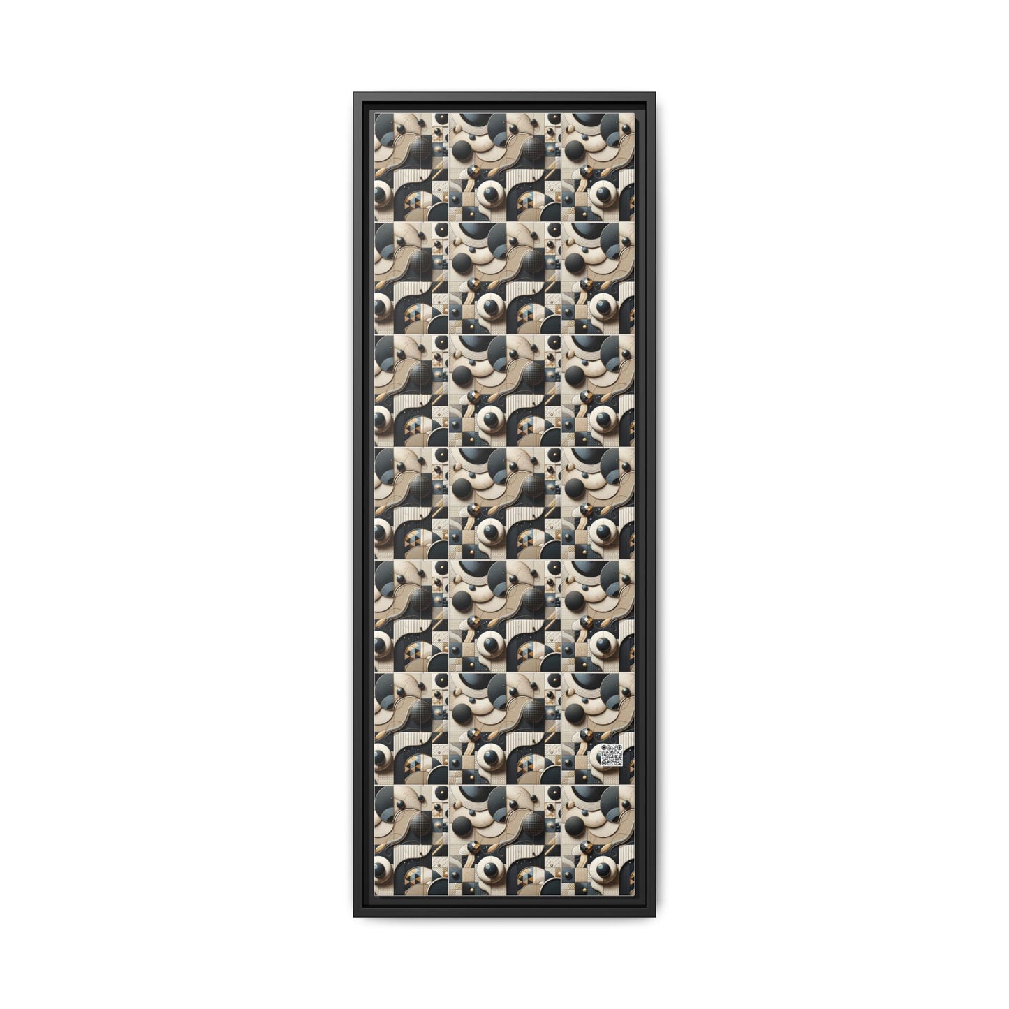 Tech-forward Luxe Streetwear Tech Luxe Fusion Matte Canvas, Framed (multi-color) - 8404 Design-71 B