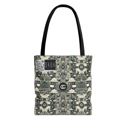 Cyber Garden Party Tech Garden Extravaganza Tote Bag - 8404 Design-54