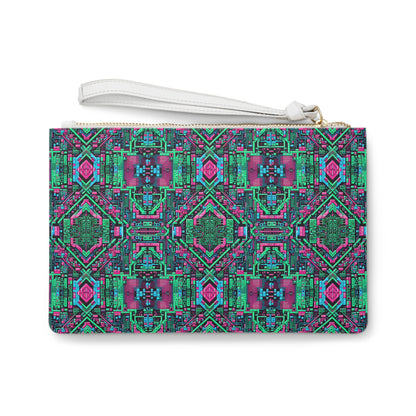 Digital Glitch Vibes Tech-Inspired Streetwear Clutch Bag - 8404 Design-71